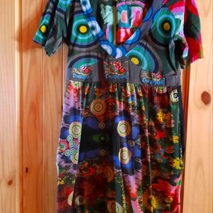 Desigual Short Sleeve Dress. Sz.M